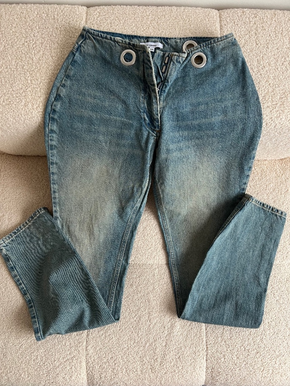Miaou High Waisted Straight Jeans Size XS